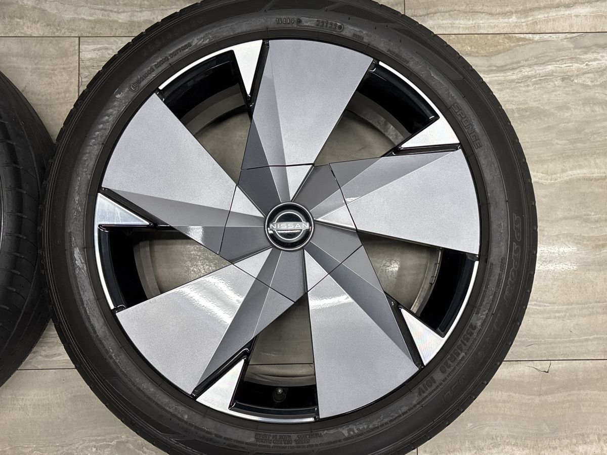 【純正品】アリア B9 e-4ORCE リミテッド 純正 20in 8J +45 PCD114.3 ダンロップ SPORT MAXX 050 235/60R18 エクストレイル T33 流用