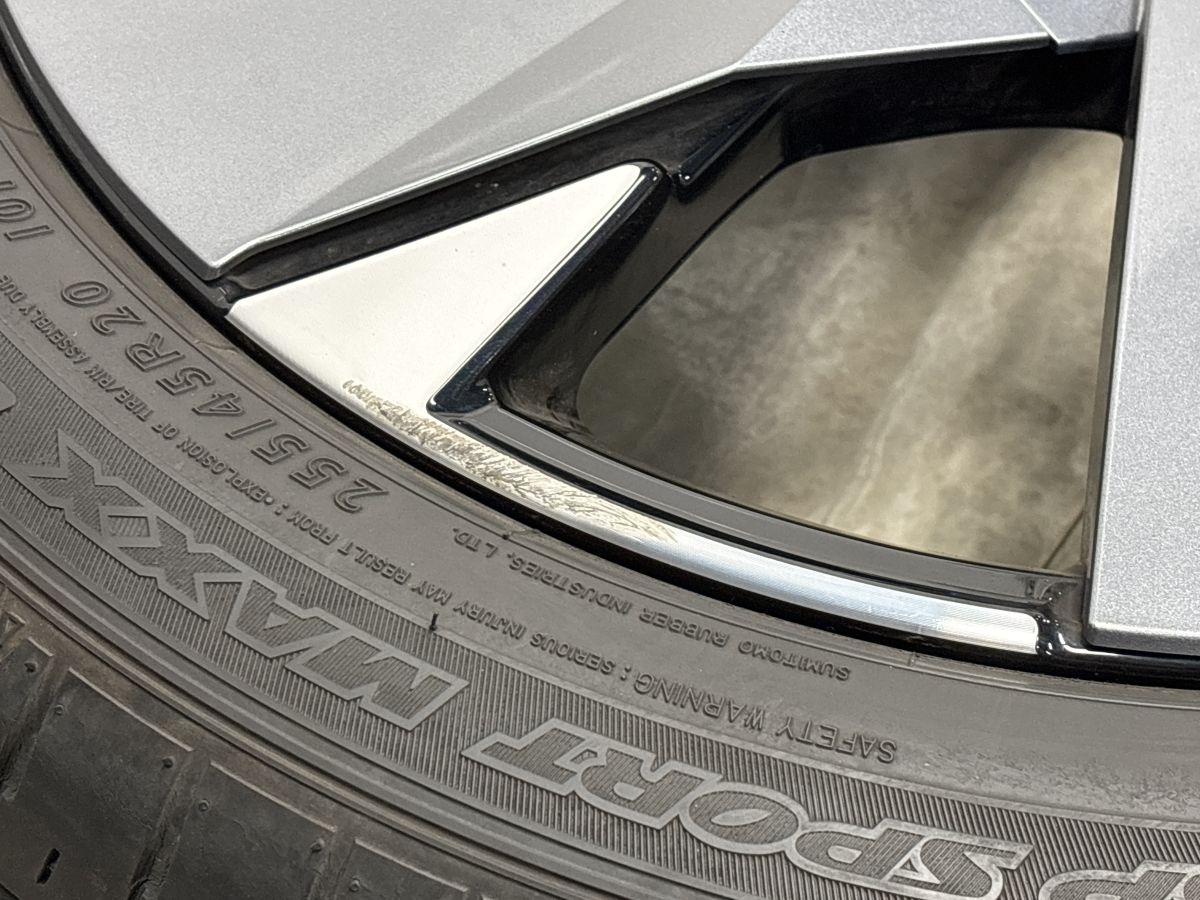 【純正品】アリア B9 e-4ORCE リミテッド 純正 20in 8J +45 PCD114.3 ダンロップ SPORT MAXX 050 235/60R18 エクストレイル T33 流用