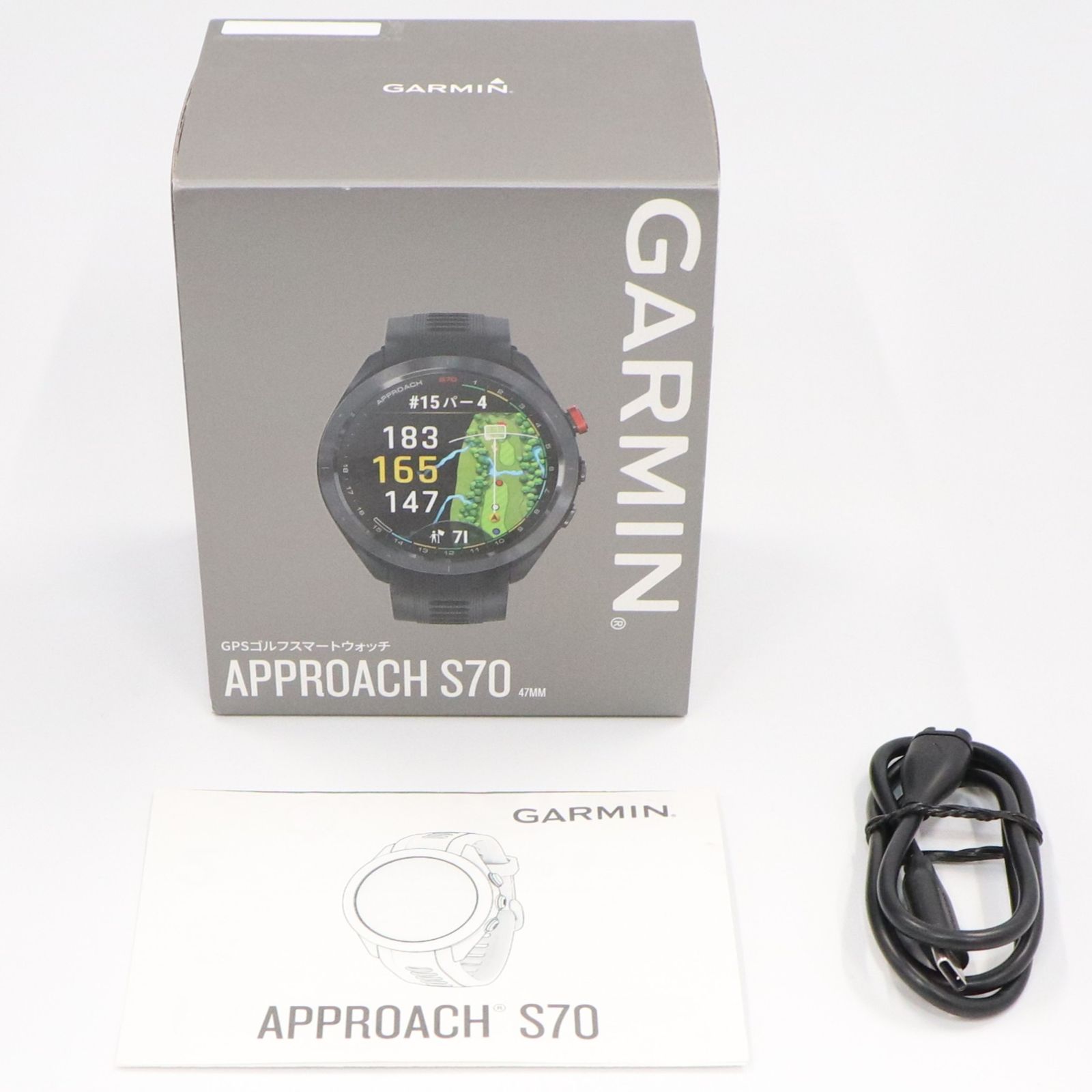ガーミン GARMIN Approach S70 47mm ゴルフGPSウォッチ ブラック