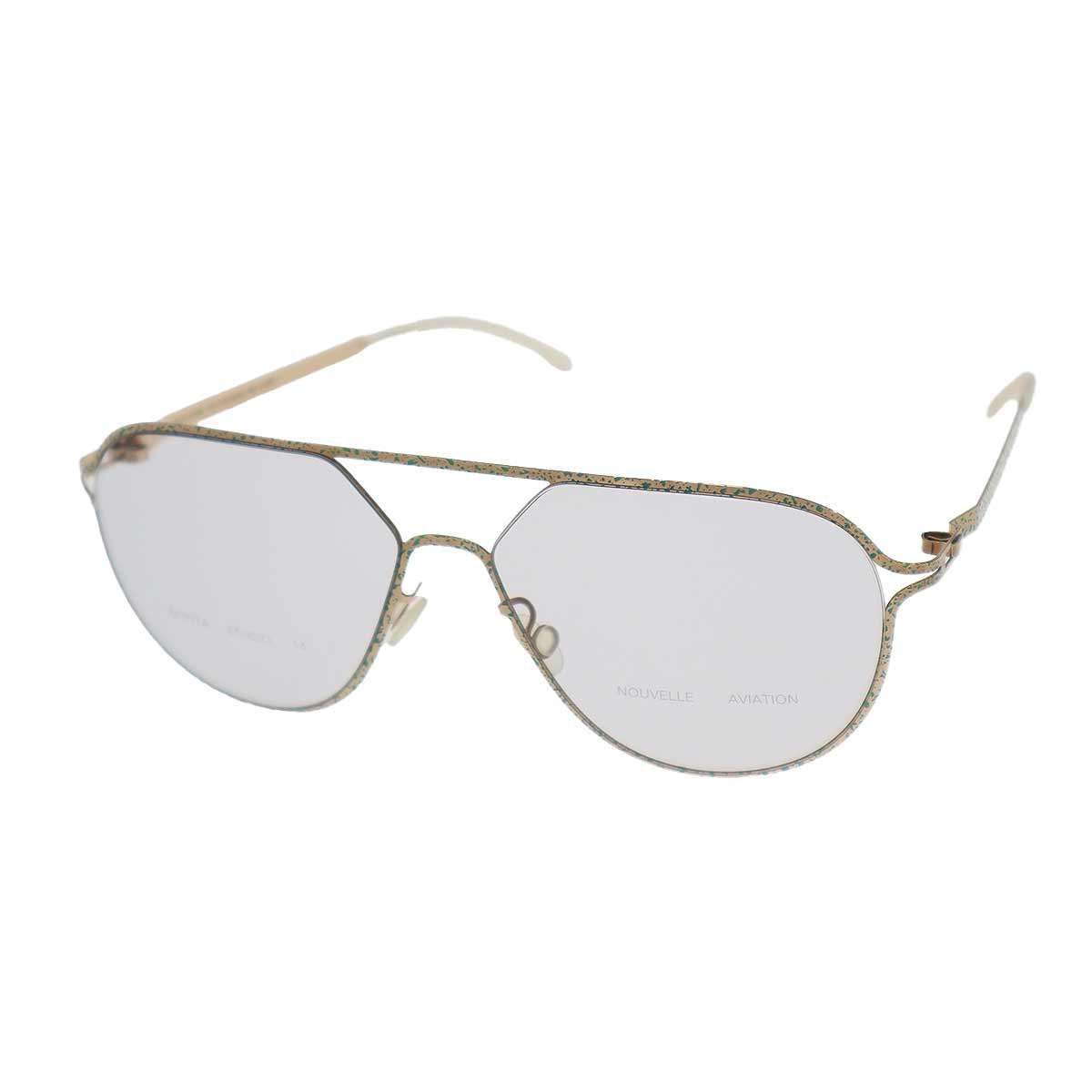 MYKITA STUDIO マイキータ 14.2 アビエーターアイウェア  ゴールド×グリーン(C648 ) 57□14-135 MYKITA STUDIO マイキータ 14.2 アビエーターアイウェア ゴールド