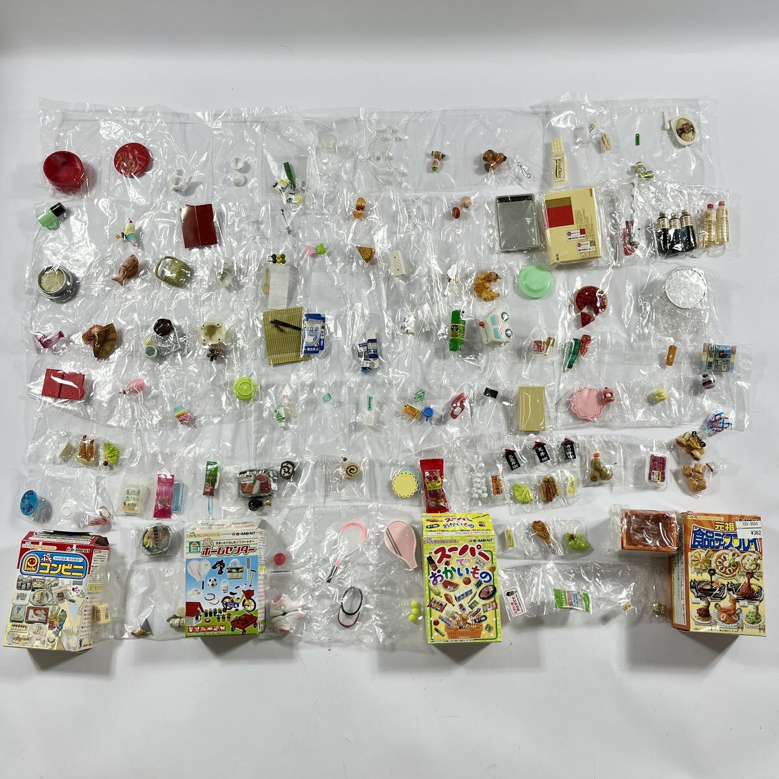 ★ プチサンプルシリーズ リーメント 大量 まとめ商品 食品 調味料 スイーツ お菓子 日用品 買い物 ミニチュア フード 現状品 0.46kg