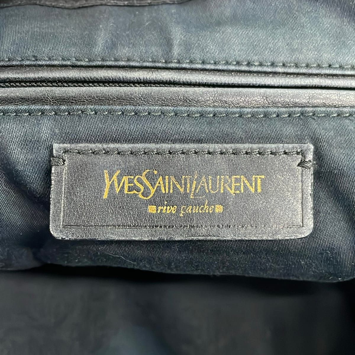 YvesSaintLaurent rivegauche (YSL)(イヴサンローランリヴゴーシュ) ハンドバッグ ダウンタウン 202649 黒 レザー