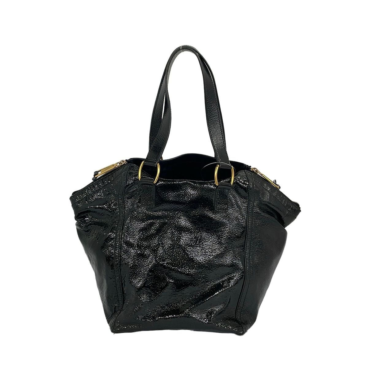 YvesSaintLaurent rivegauche (YSL)(イヴサンローランリヴゴーシュ) ハンドバッグ ダウンタウン 202649 黒 レザー