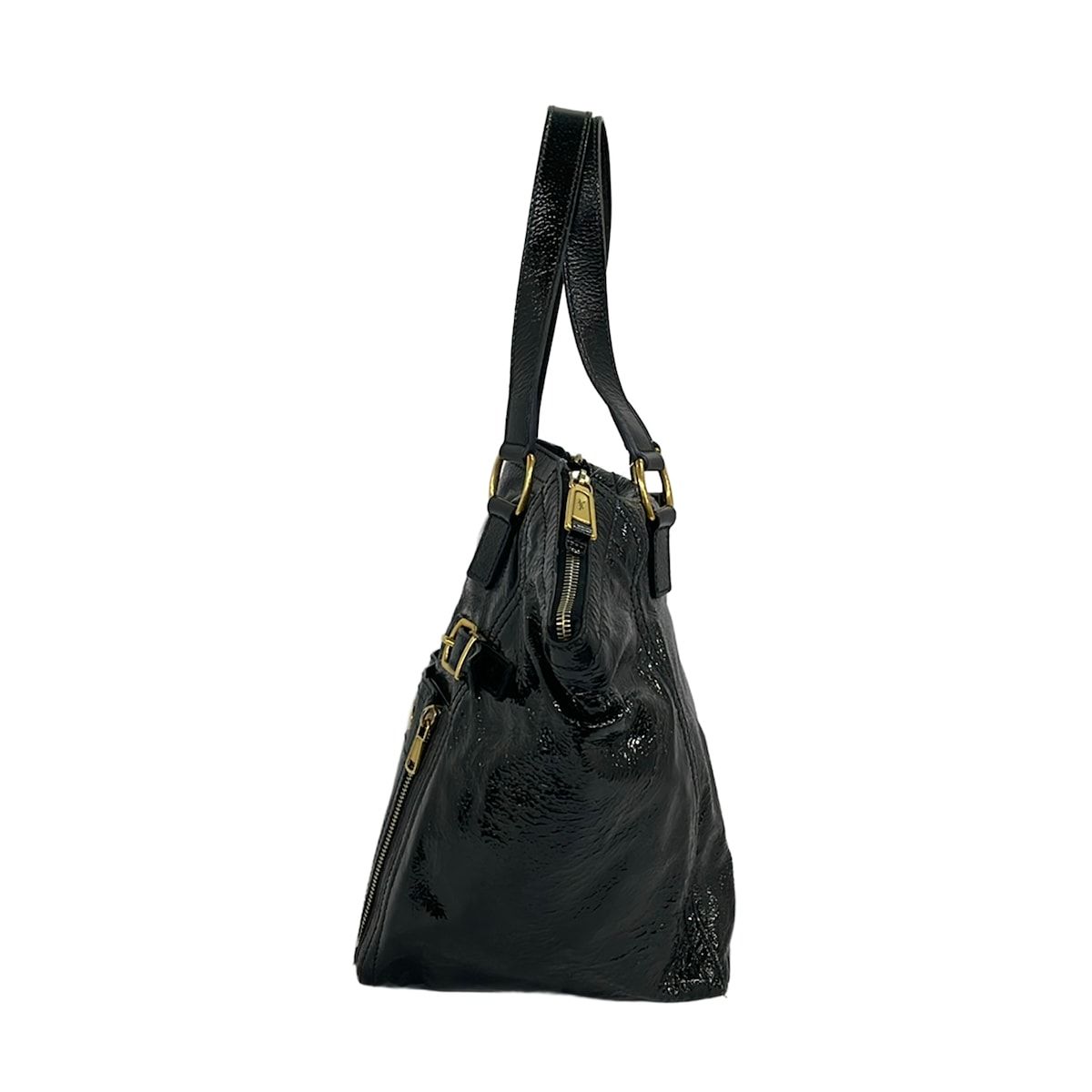 YvesSaintLaurent rivegauche (YSL)(イヴサンローランリヴゴーシュ) ハンドバッグ ダウンタウン 202649 黒 レザー