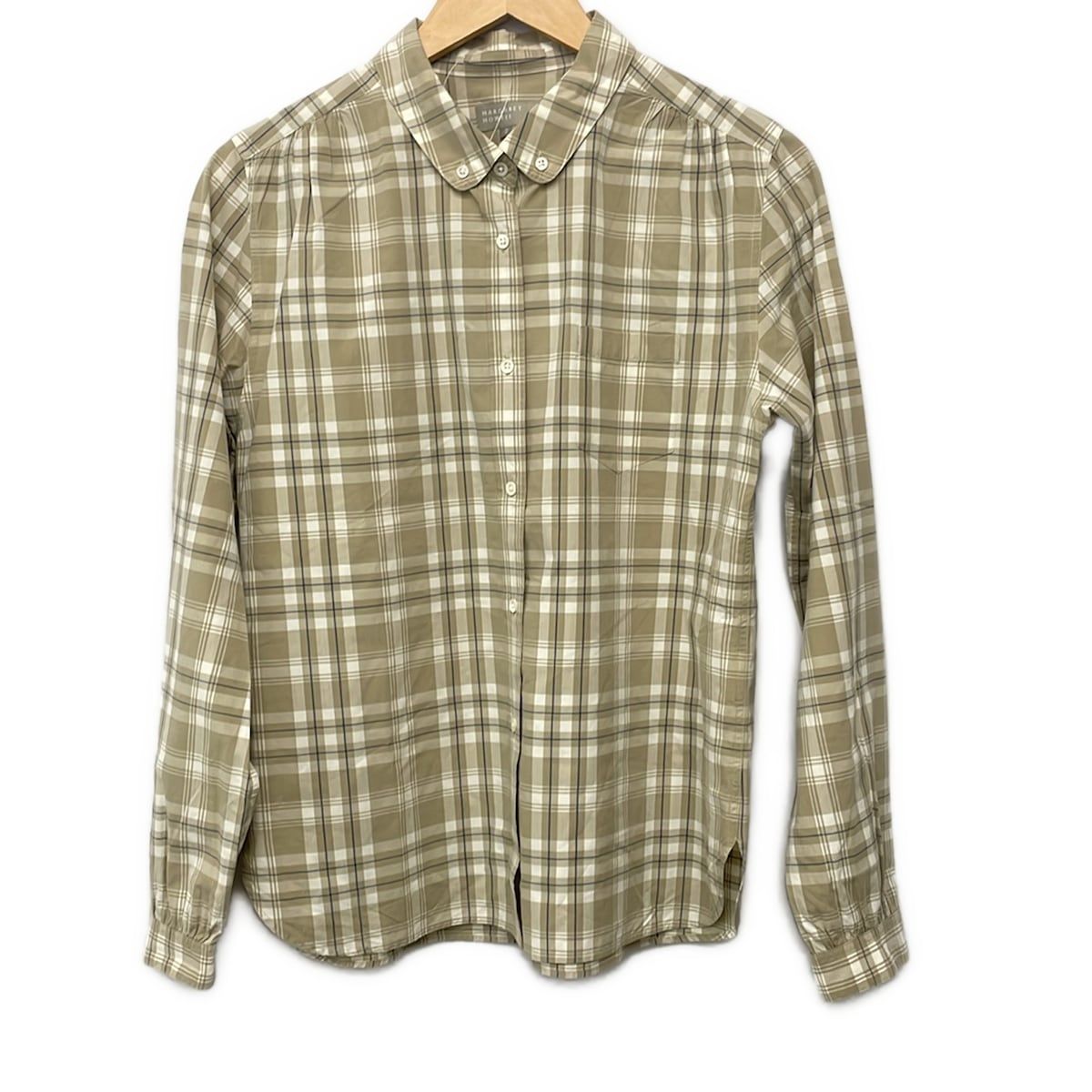 MargaretHowell(マーガレットハウエル) 長袖シャツブラウス サイズ3 L 