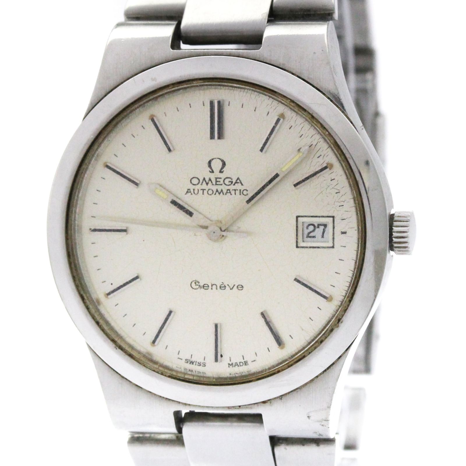 オメガ (OMEGA) ジュネーブ Cal.1012 ステンレススチール 自動巻き メンズ 時計 166.0173