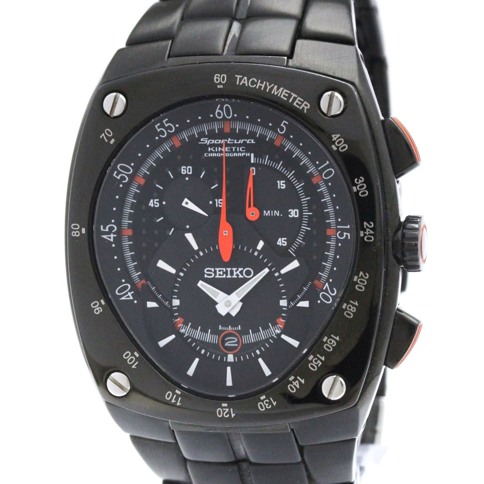セイコー (SEIKO) スポーチュラ キネティック ステンレススチール メンズ 時計 SNL015(7L22-0AD0)