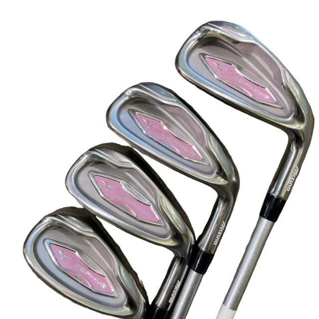 【中古】 ミズノ ZEPHYR ZL-01 6S レディース アイアンセット IR ZEPHYR オリジナル (フレックスL) レディース 女性用 右利き 右用 Cランク ゴルフクラブ