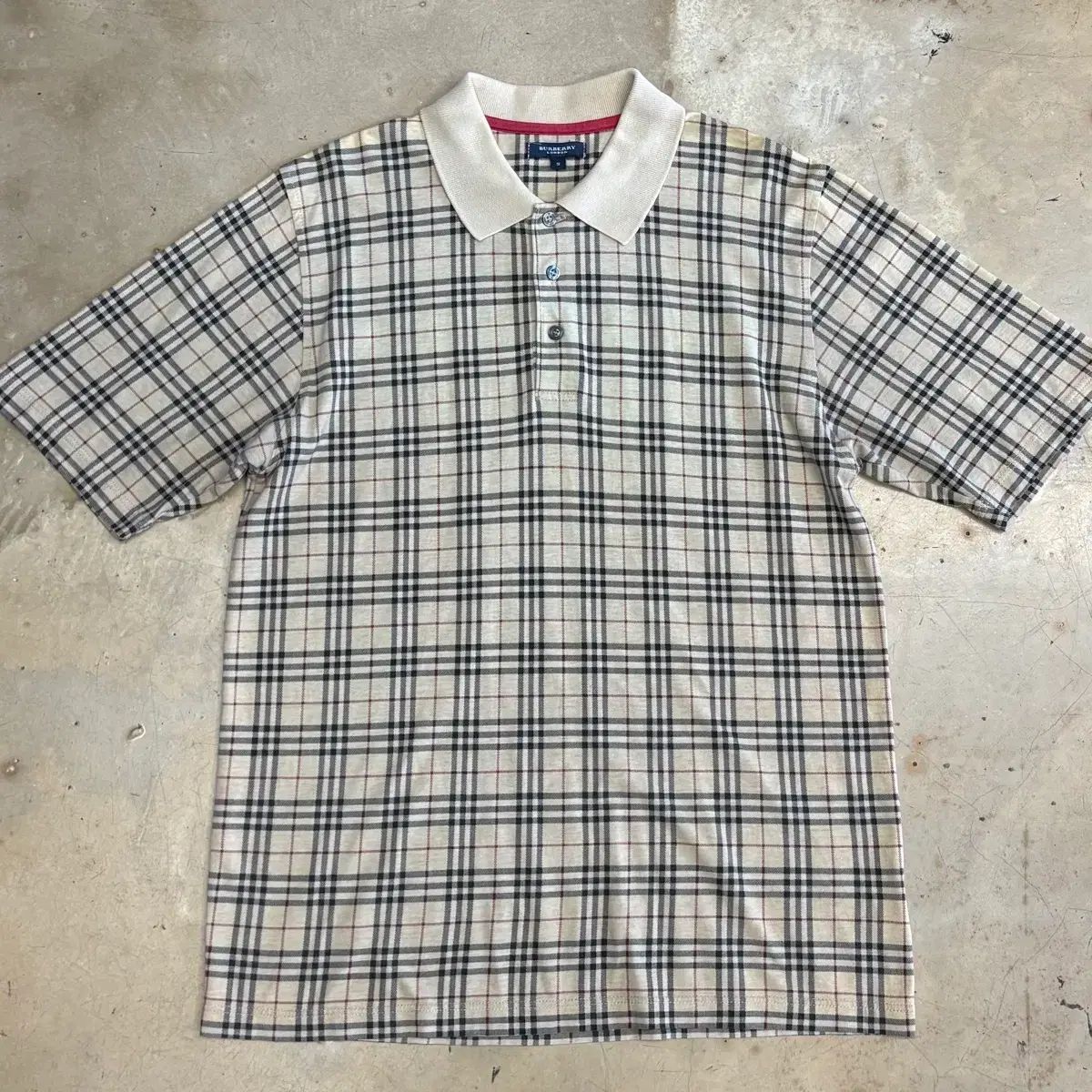 バーバリー ノヴァチェック カラ 半袖Tシャツ S 10,619円
