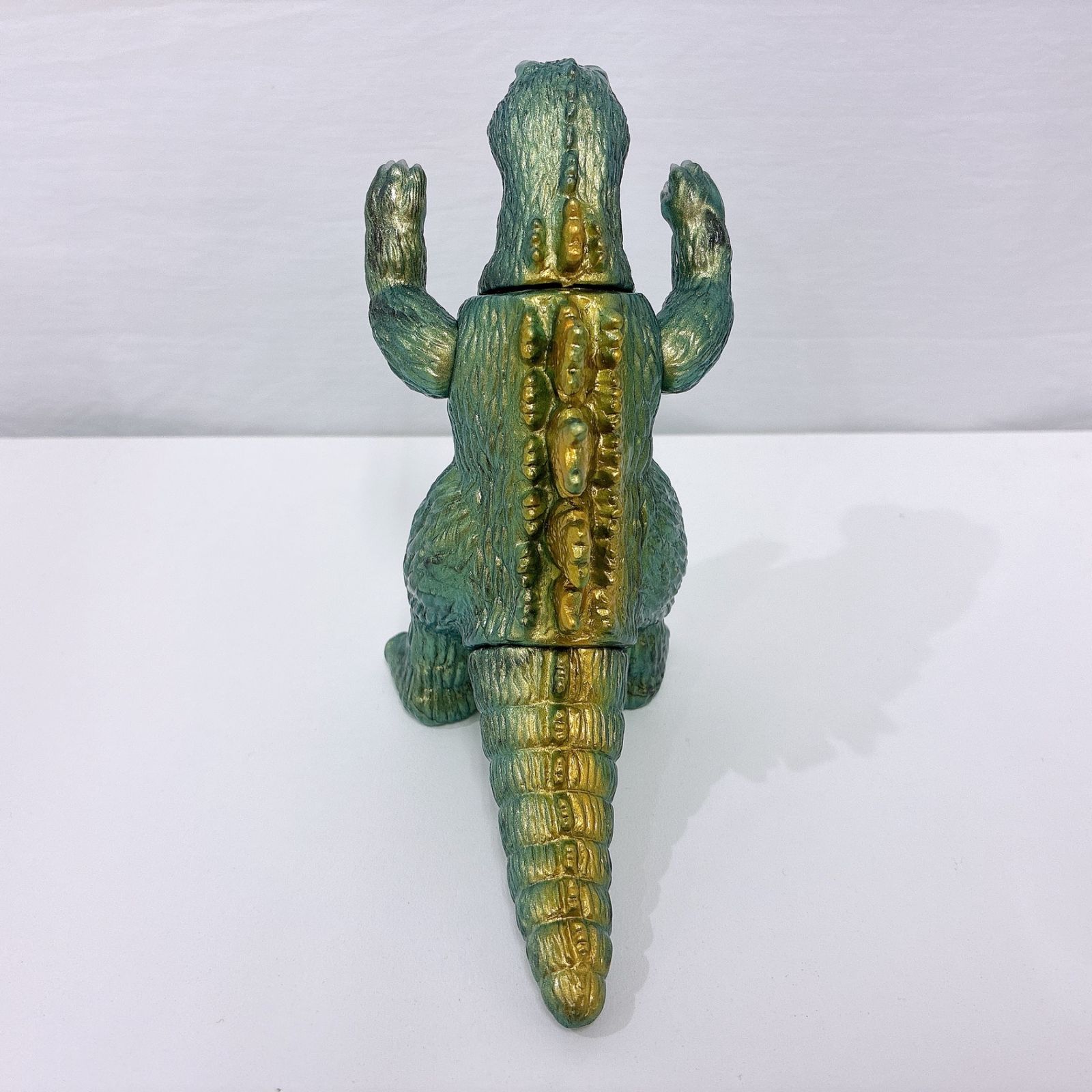 サンガッツ本舗　スズキンゴジ　東宝怪獣総進撃 ゴジラ ソフビ 緑色 サンガッツ本舗 東宝怪獣総進撃 総進撃ゴジラ メタグリーン ソフビ