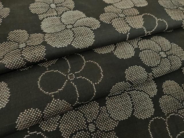 平和屋着物●本場大島紬　9マルキ　舞花文　ますいわ屋扱い　正絹　逸品　DABH9252ps