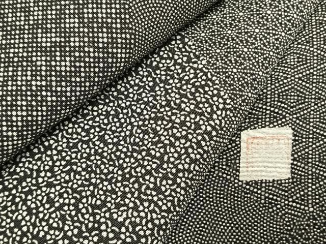 平和屋着物●江戸小紋　作家物　亀甲文　正絹　逸品　AABK1318fy