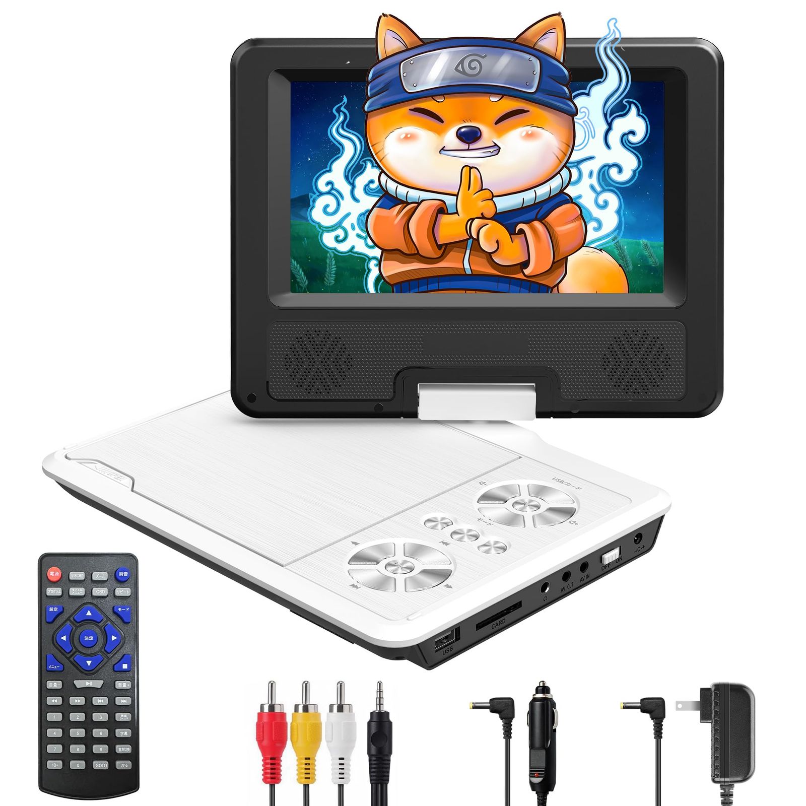 2026 超軽量】Surfola ポータブルDVDプレーヤー 9.5型/7.5インチ ミニ