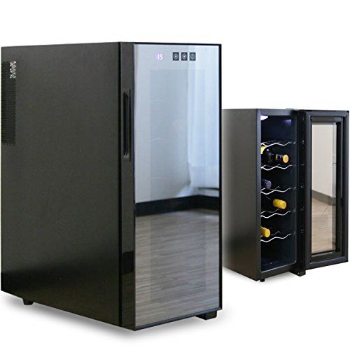 ottostyle.jp ワインセラー 容量 33L【最大 12本収納 スリム】 家庭用 ペルチェ方式 タッチパネル 紫外線 UV カットガラス★m 17,075円