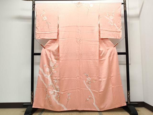 平和屋着物●訪問着　絞り　枝花文　金彩　正絹　逸品　CABI1487th 27,885円