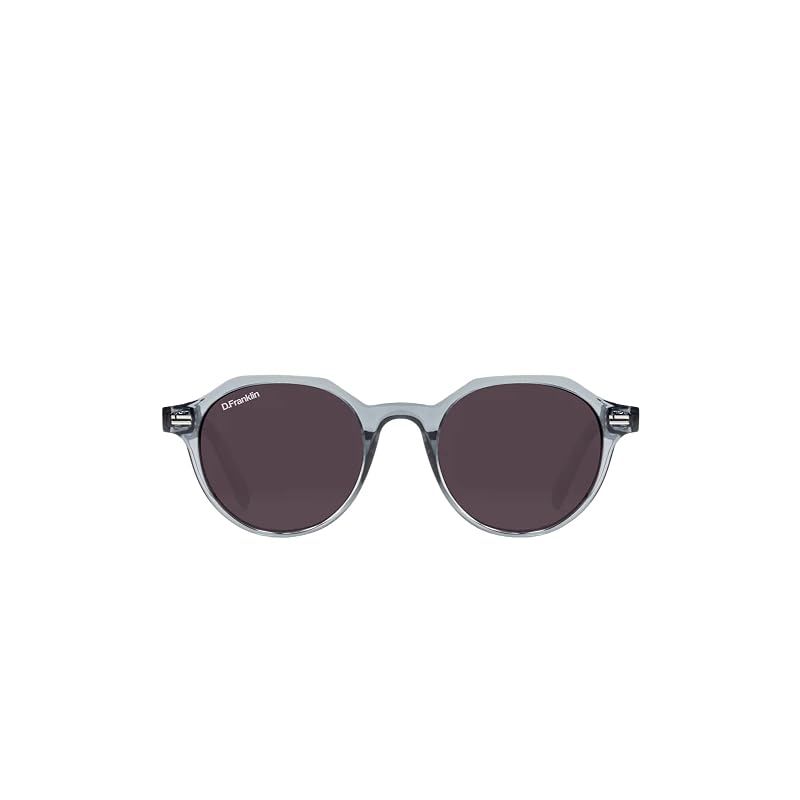 【新品】 D.Franklin サングラス Ultra Light S Round UVカット クリスタルグレー/ブラック メンズ レディース ラウンド