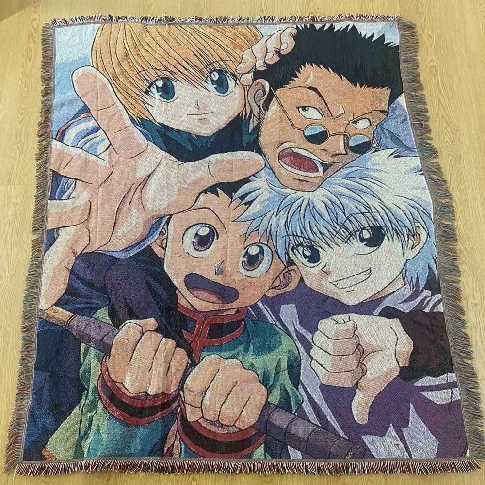 ハンターハンター カバー ソファー カバー 足掛け ブランケット タペストリー マルチカバー ブランケット アニメ ハンター×ハンター ひざかけ ベッド