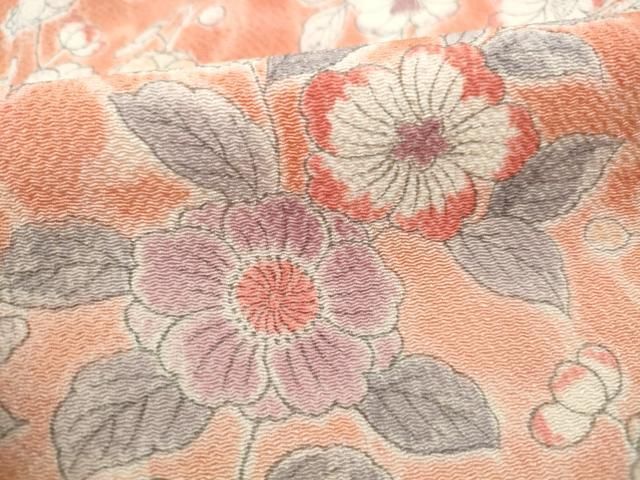 平和屋着物□訪問着 辻が花 暈し染め 鬼しぼ縮緬 正絹 逸品 DABI1968qa