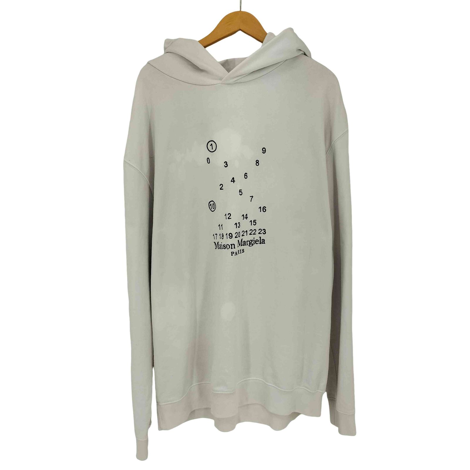 メゾンマルジェラ Maison Margiela 23ss カレンダーロゴ刺繍 プルオーバーパーカー メンズ import：XL 22,845円