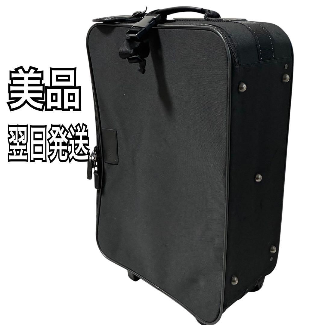 agnes b. VOYAGE キャリーケース 2輪 スーツケース 2way ブラック