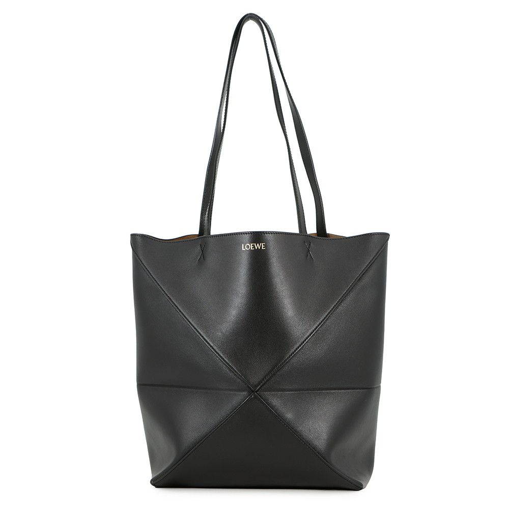 ロエベ トートバッグ パズルフォルド トート シャイニーカーフレザー A657G50X01 LOEWE 黒