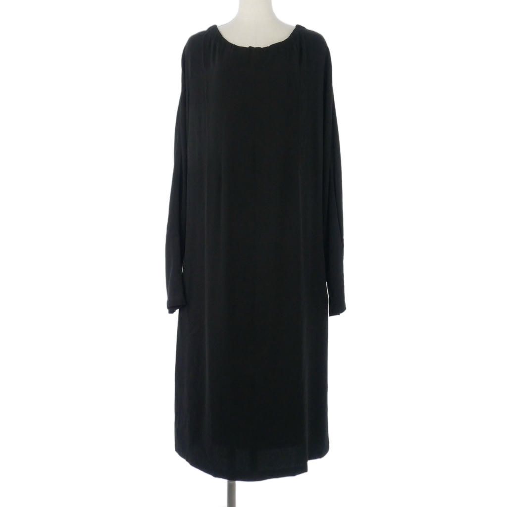 マルニ MARNI ワンピース バックリボン ボートネック 長袖 ロング丈 42 ABMA0725A0TV285