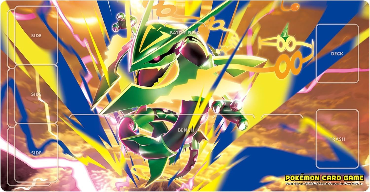 ポケモンカードゲーム ラバープレイマット メガレックウザ - メルカリ