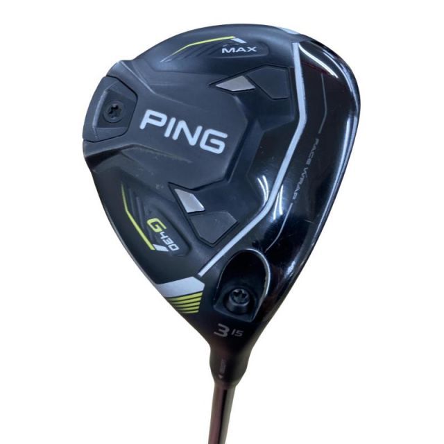 【中古】 ピン G430 MAX 3W フェアウェイウッド FW PING TOUR 2.0 BLACK 65(FW) (フレックスS) メンズ 男性用 右利き 右用 Cランク ゴルフクラブ