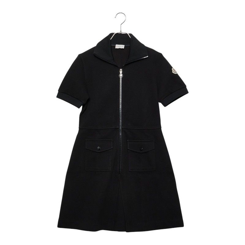 モンクレール VESTITO 半袖 ワンピース アイコンパッチ サイズS ブラック コットン レディース MONCLER【1-0281014】 32,370円