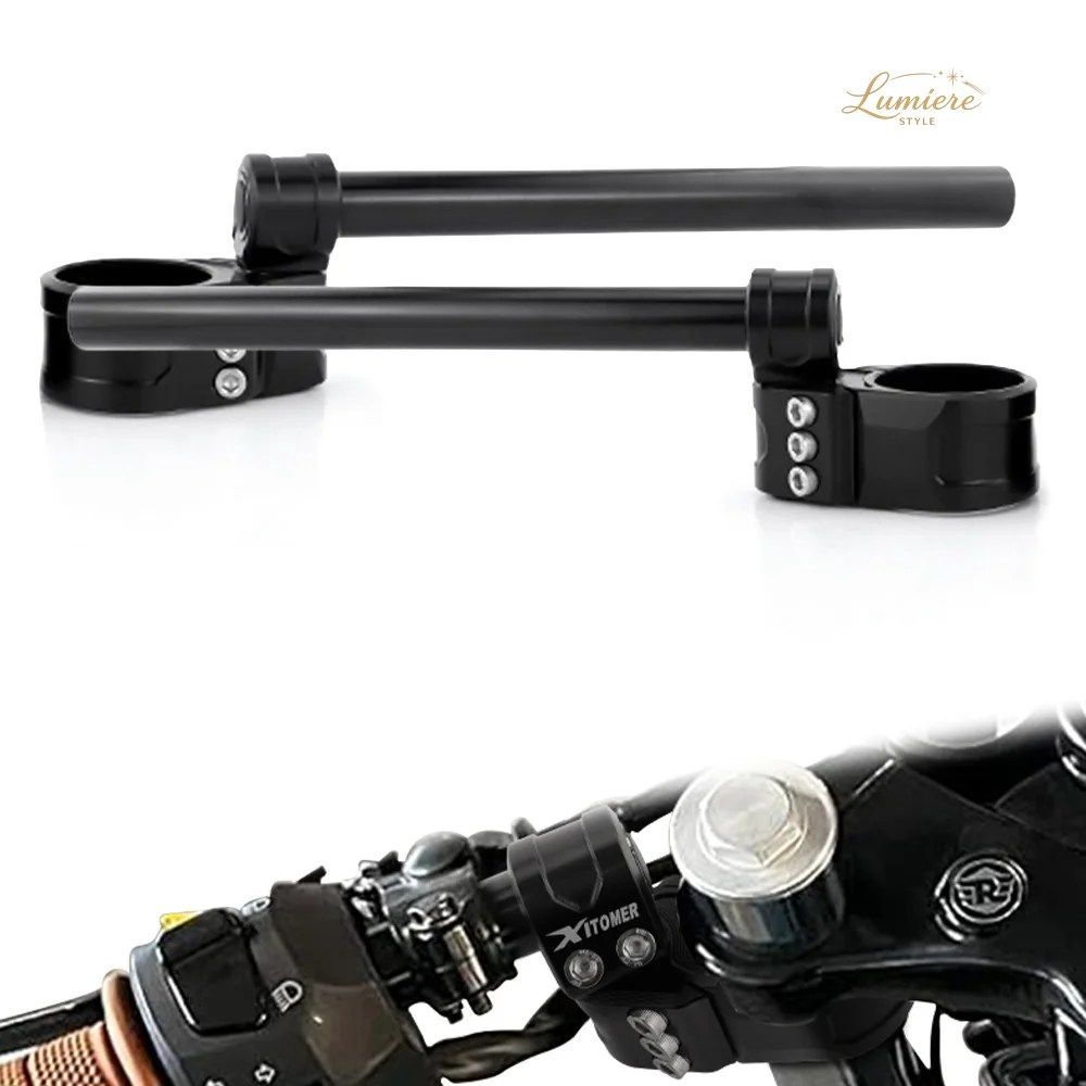 53mm ハンドルバー クリップオン ハンドルバーライザー DUCATI MONSTER 1200 / S PANIGALE 1199 S PANIGALE 959 1299 S V4