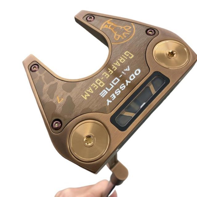 【中古】 オデッセイ Ai-ONE GIRAFFE-BEAM #7 33インチ パター PT STROKE LAB 90 スチール (フレックスその他) メンズ 男性用 右利き 右用 Bランク ゴルフクラブ
