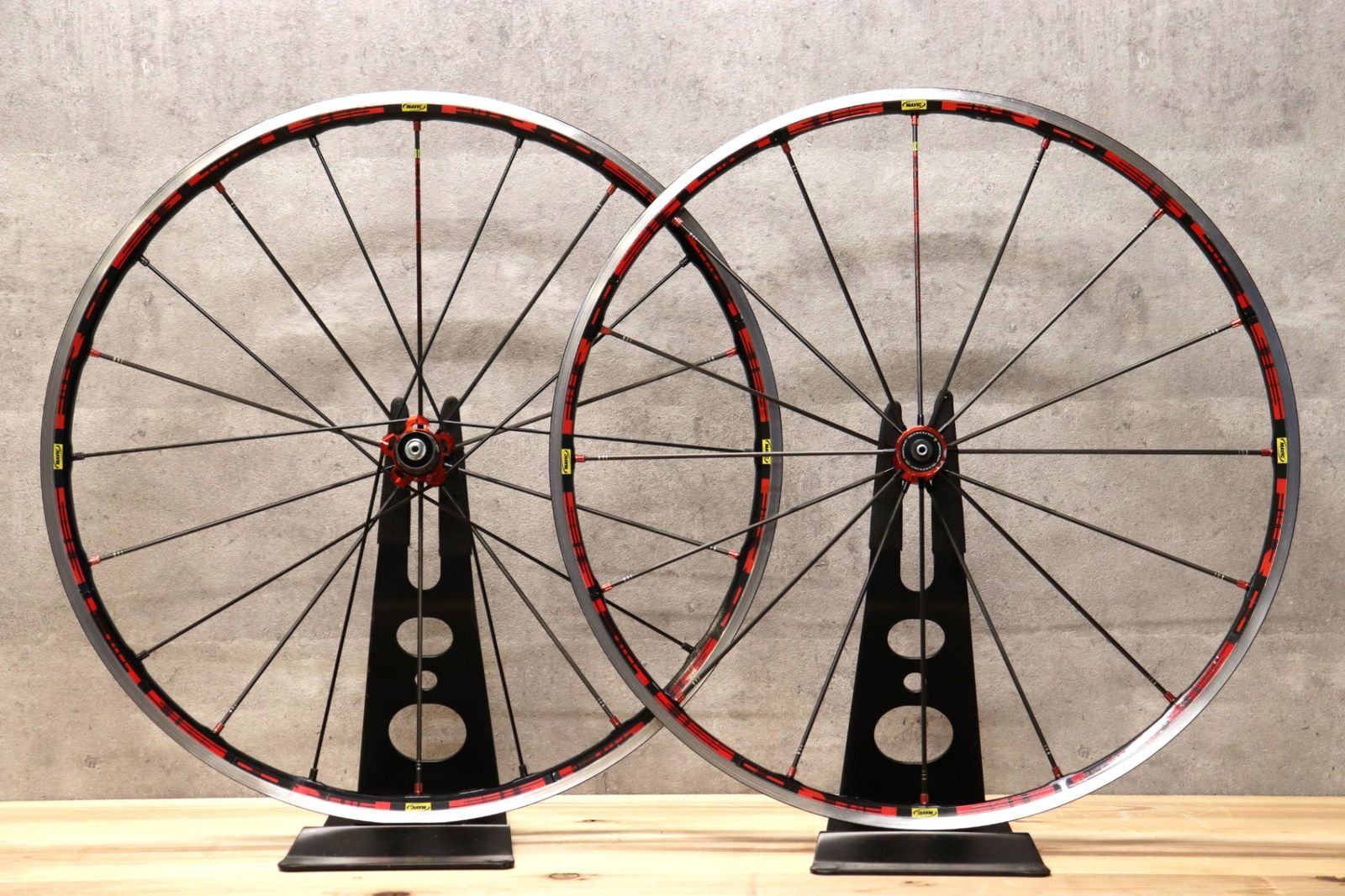 マヴィック MAVIC アールシス R-SYS アルミ クリンチャー ホイールセット シマノ12/11S ナローリム 15C 【さいたま浦和店】