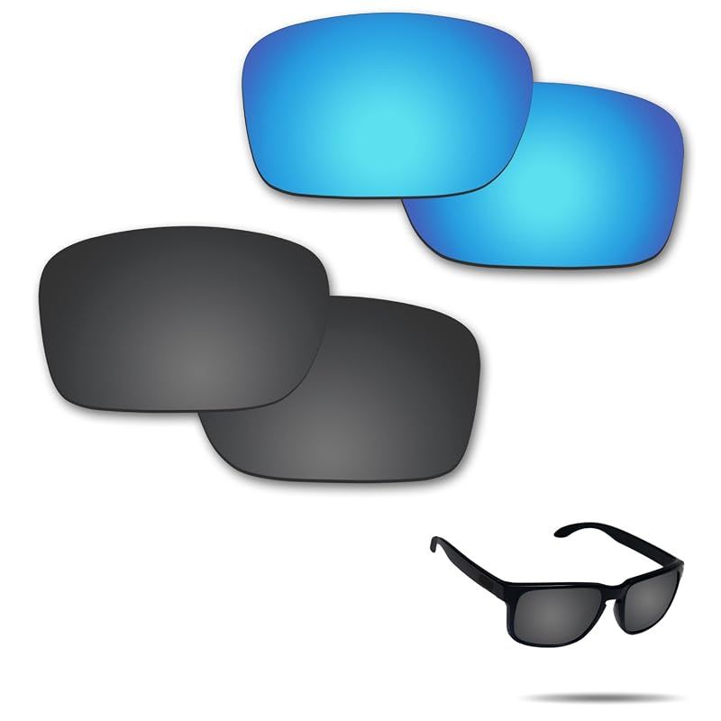 【新品】 【2 pairs packed】 剥がれ防止 Oakley Holbrook交換レンズ ホルブルック 偏光レンズ