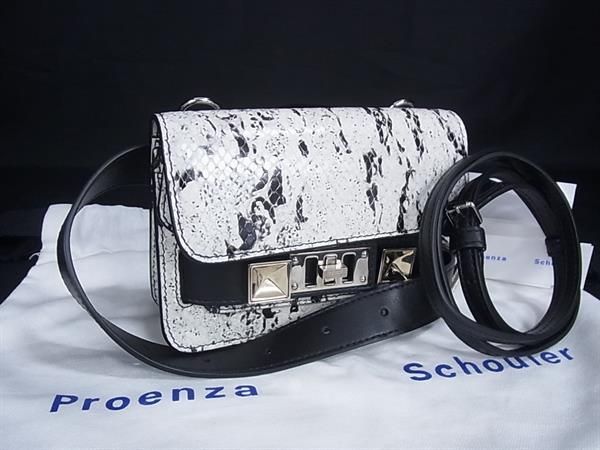 □新品同様□ PROENZA SCHOULER プロエンザスクーラー PS11 パイソン型 
