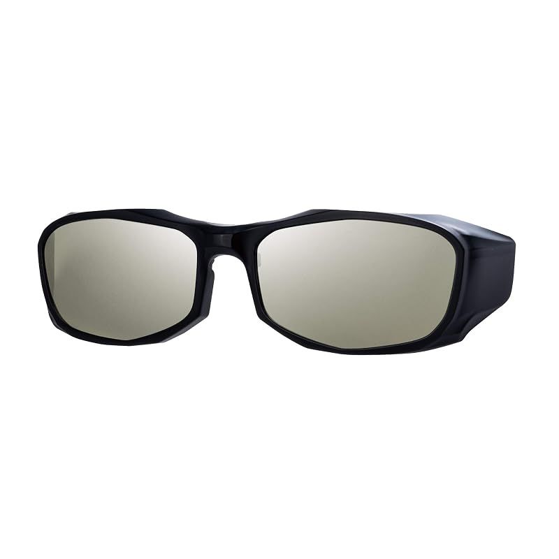 【新品】 Zeque(ゼクー) 偏光サングラス Baron(バロン) 前掛けジャケット F-1710 マットブラック TRUEVIEW SPORTS/ SILVER MIRROR