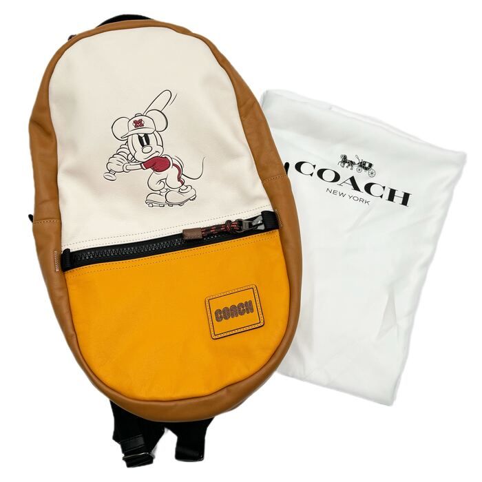 COACH コーチ ディズニーコラボ リュック マルチカラー 3836