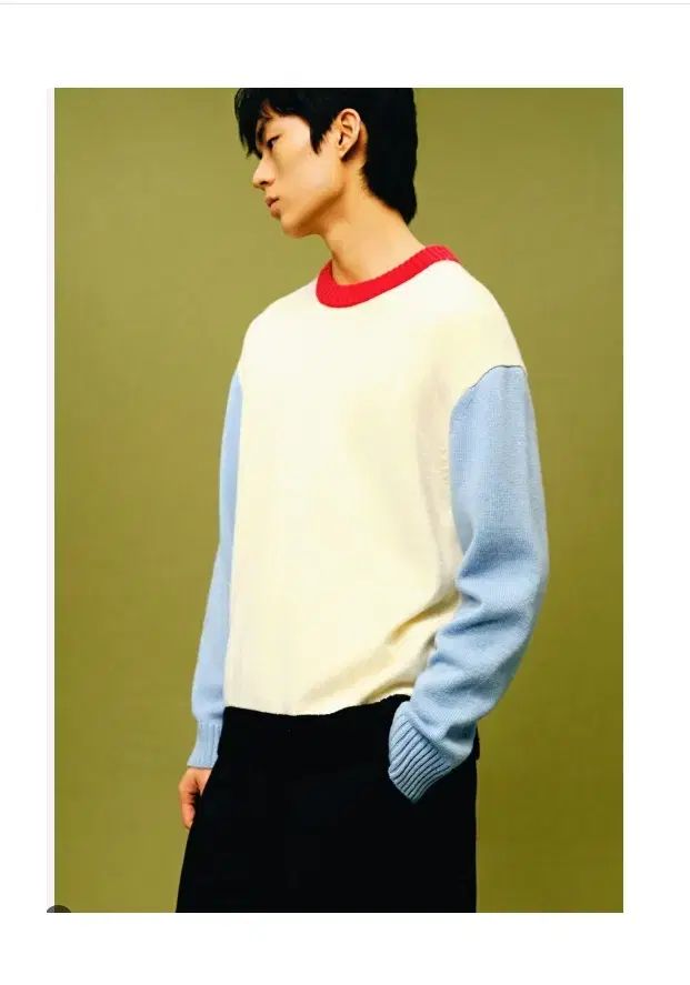 COS メンズ COS カラーブロック リラックスド フィット ニット XL サイズ 正規品 新品