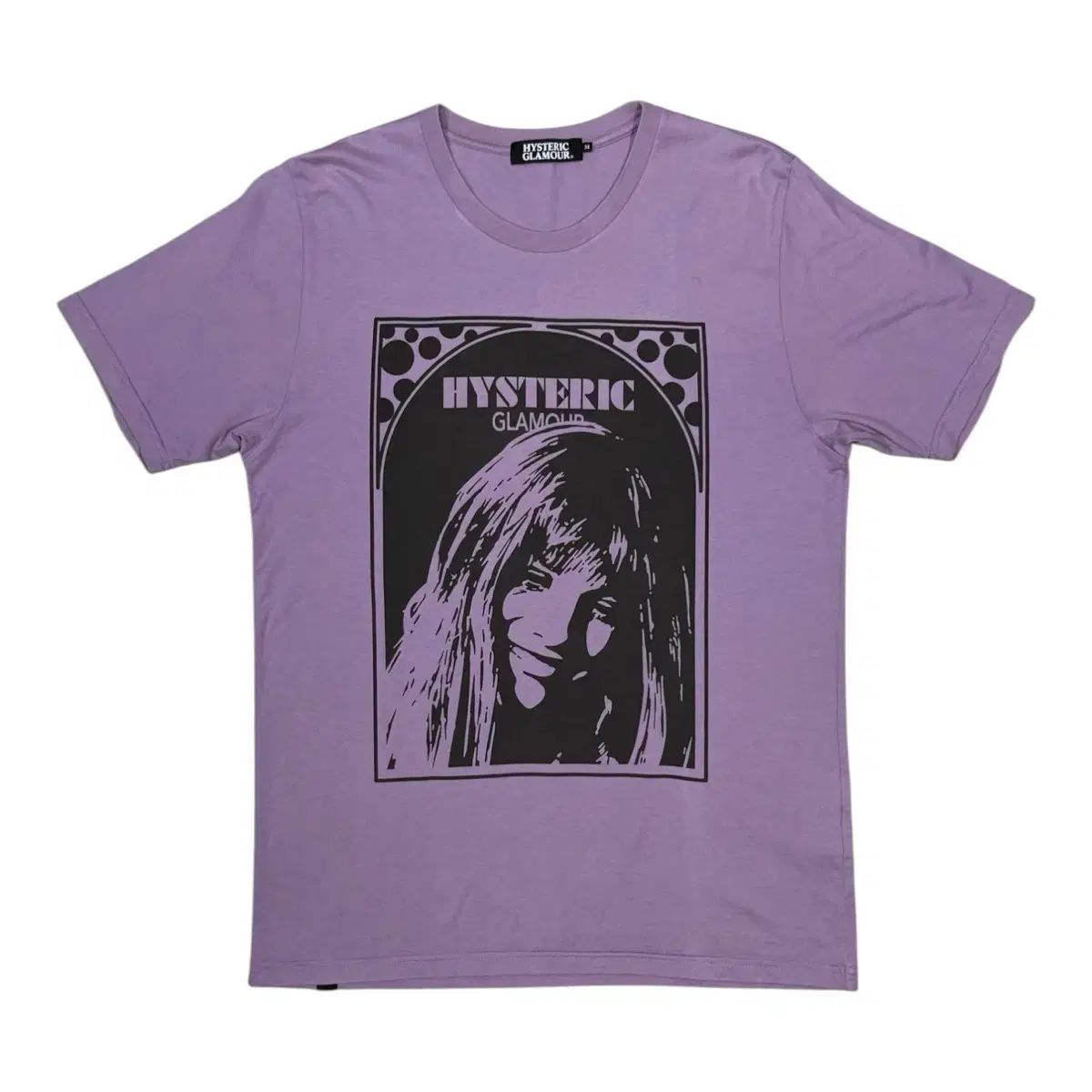 HYSTERIC GLAMOUR ヒステリックグラマー 微笑むヒスガール半袖Tシャツ