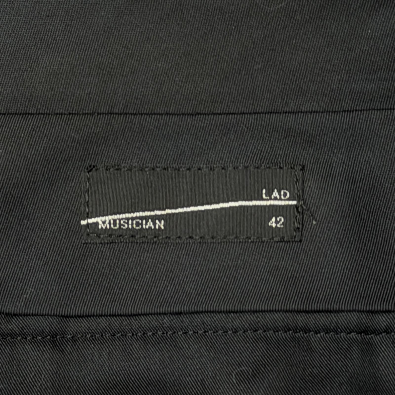 LAD MUSICIAN 18SS WOOL GABARDINE FLOWER 2TUCK WIDE 2タックワイド