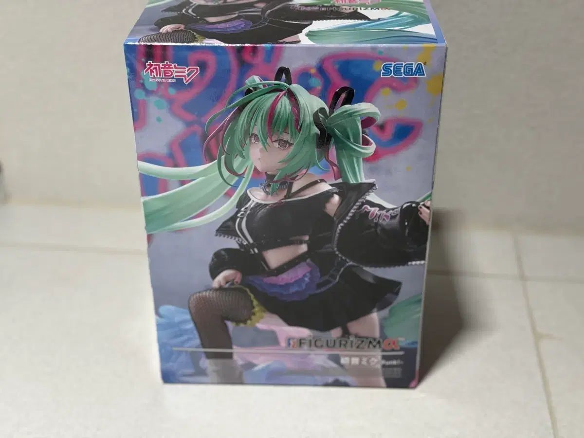 Figura Sega Hatsune Miku Versión Punk Figura Ritmo