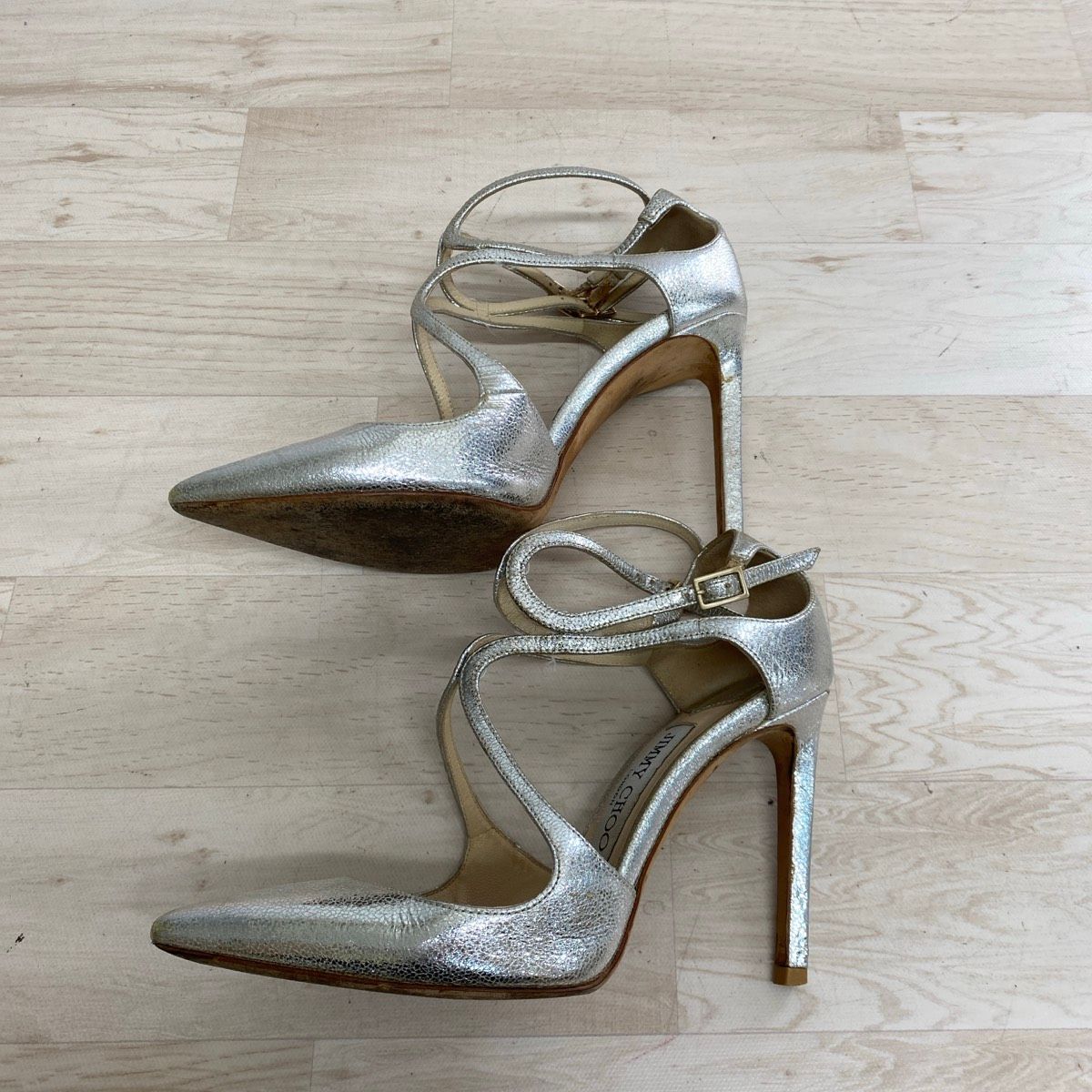 ジミーチュウ/JIMMY CHOO パンプス サンダル シルバー 35 1/2 (22.5cm
