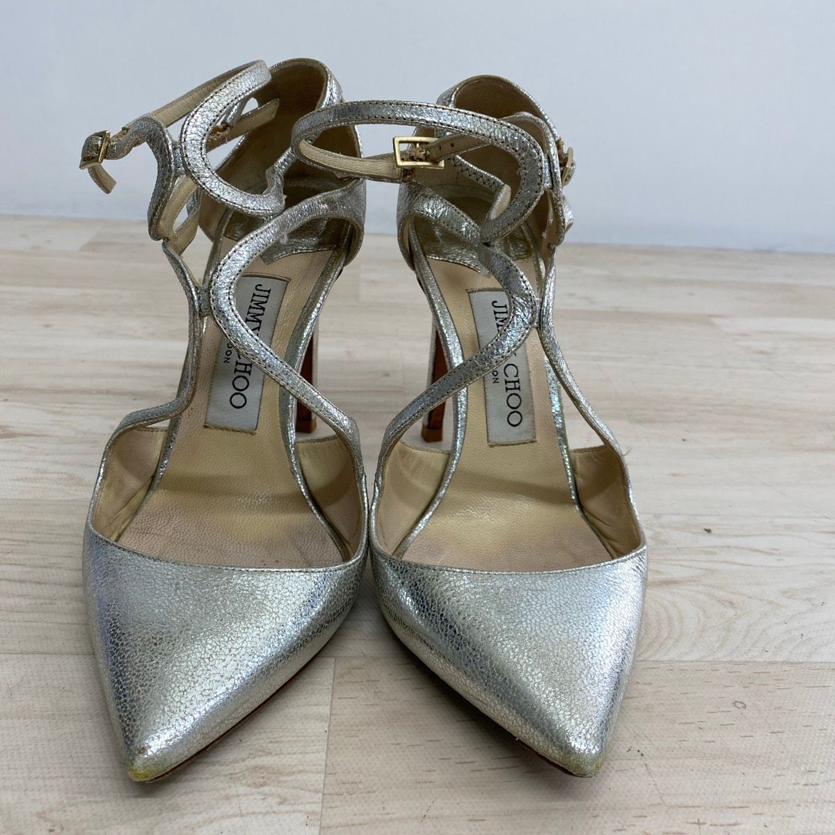 ジミーチュウ/JIMMY CHOO パンプス サンダル シルバー 35 1/2 (22.5cm