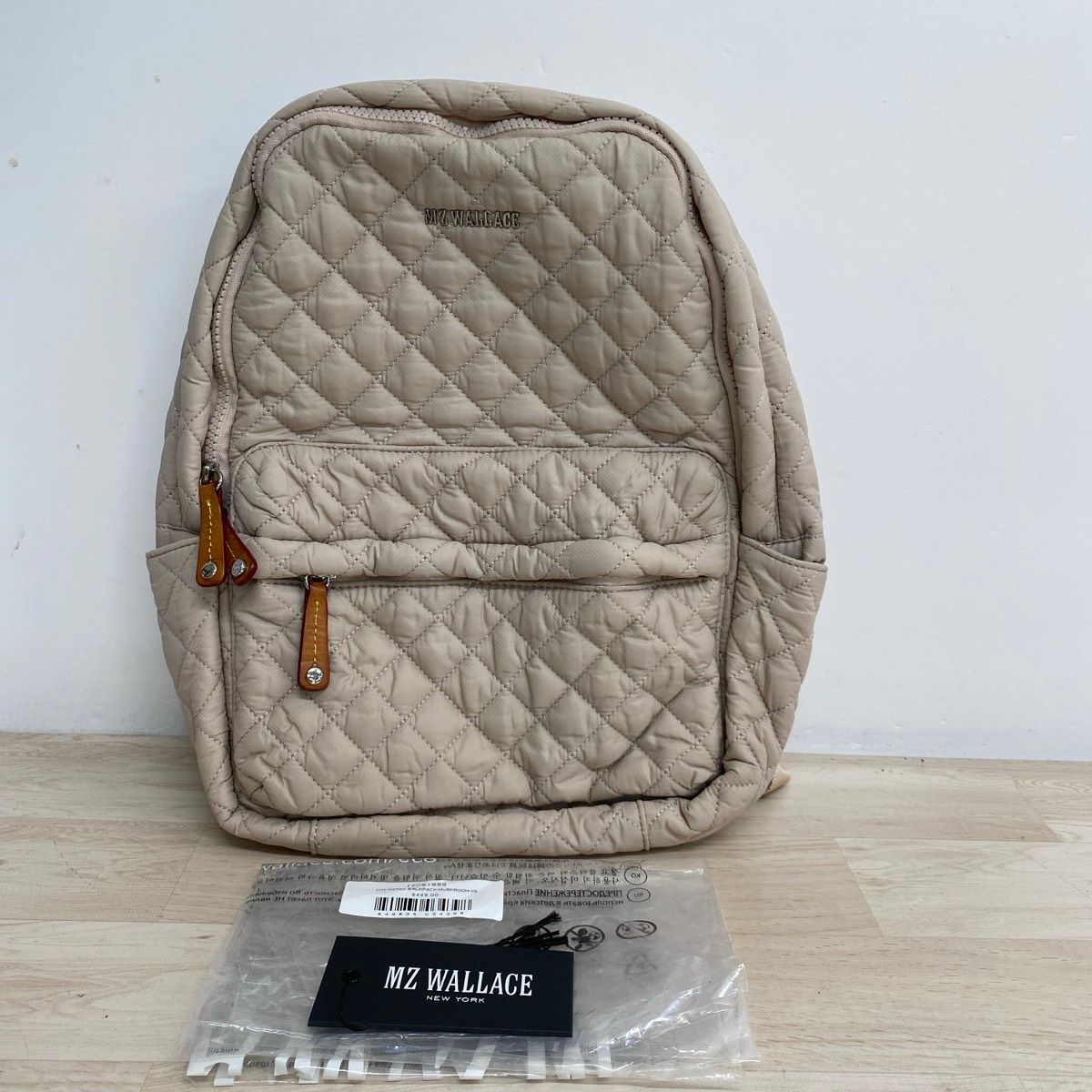 美品 MZ WALLACE エムジーウォレス キルティング リュックサック 