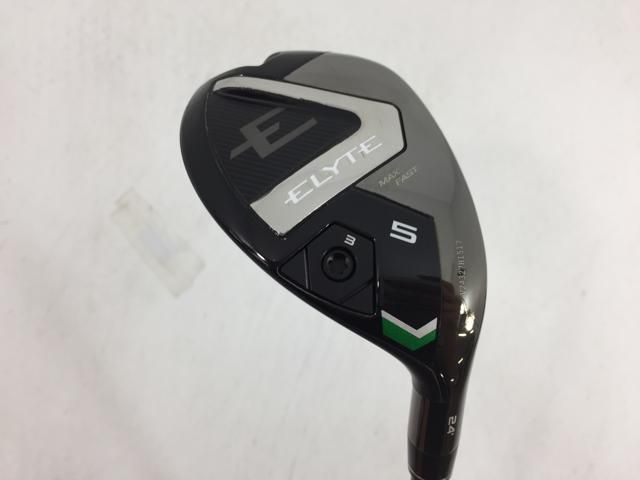 返品OK 【中古ゴルフクラブ】【美品】キャロウェイ ELYTE MAX FAST (エリート マックスファスト) ユーティリティ 2025 (日本仕様) LIN-Q GREEN 40 for Callaway 5H