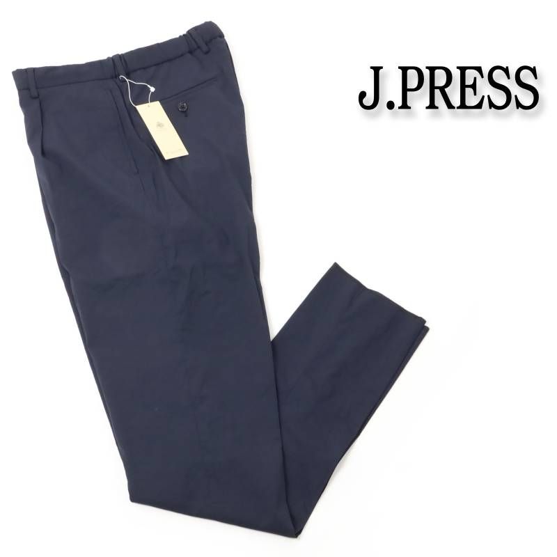新品 J.PRESS ジェイプレス Jプレス 【MECHANICAL】スローンイージーワンタック スラックス パンツ 82 # 837