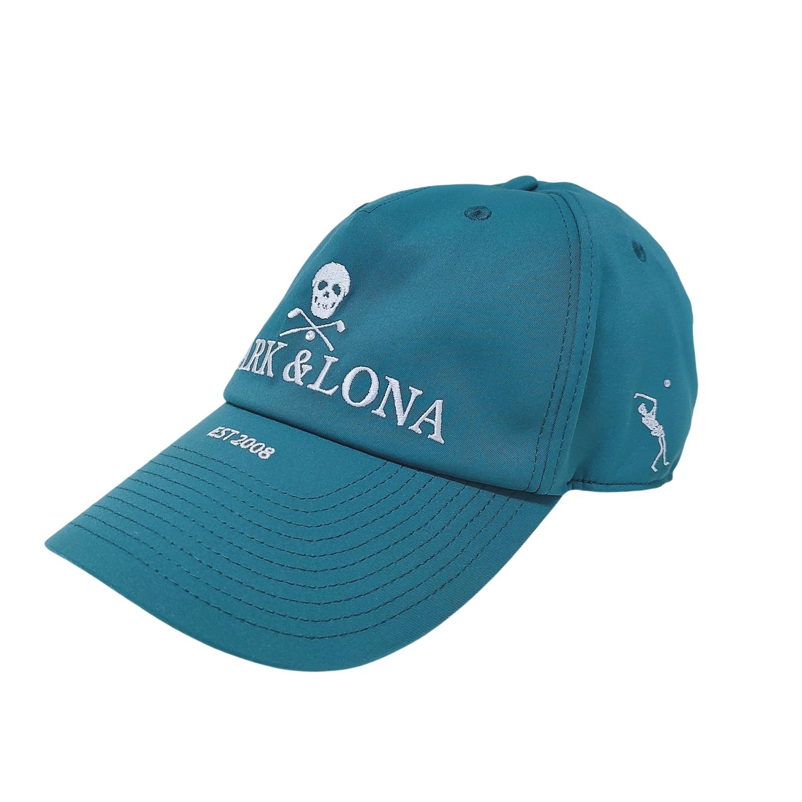 MARK&LONA マークアンドロナ ゴルフ 26SS Iron Skull Crystal Accent Cap キャップ MLF-6A-FC05 F グリーン メンズ/レディース