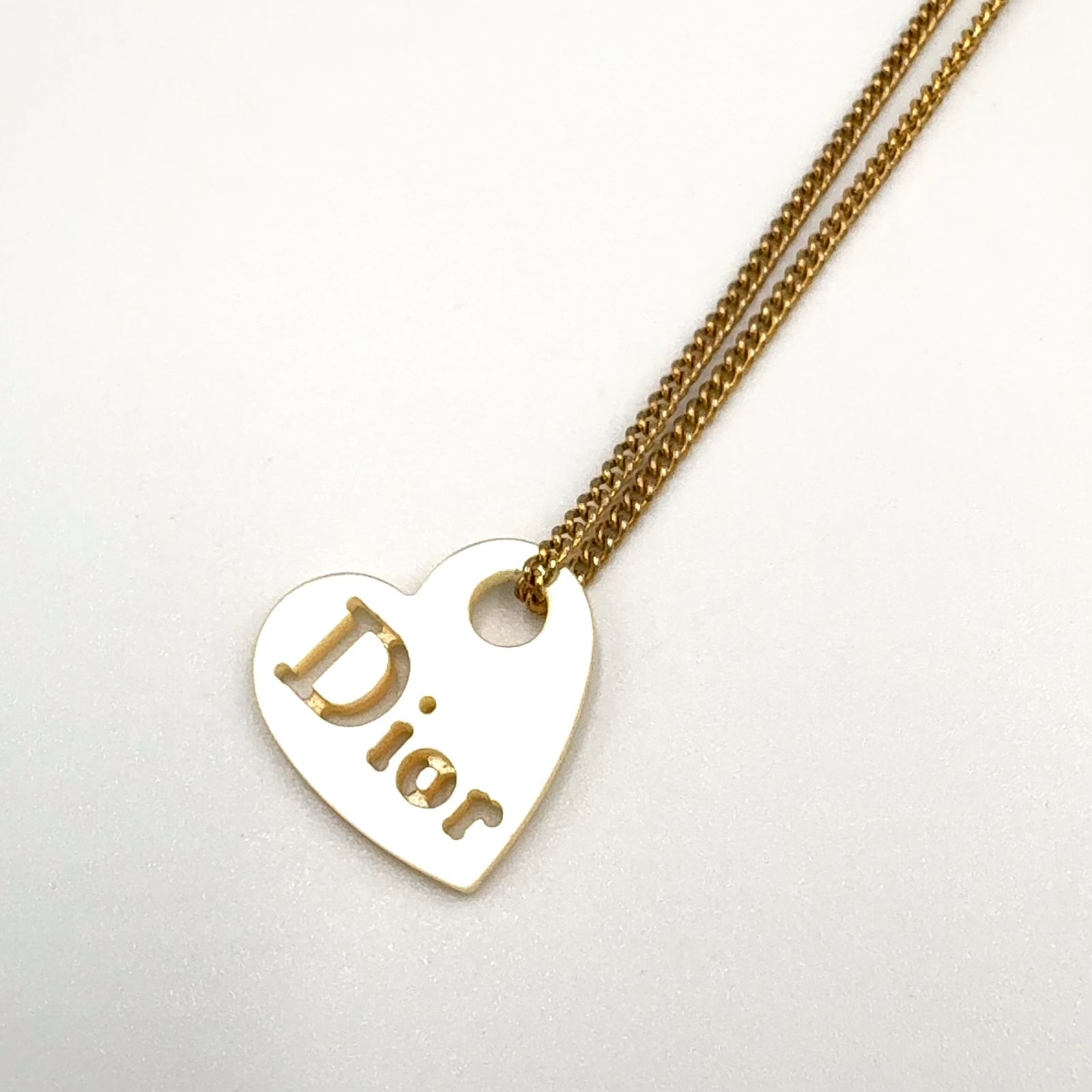 新着】Christian Dior ハートシェル ロゴ GP、シェル ホワイト 