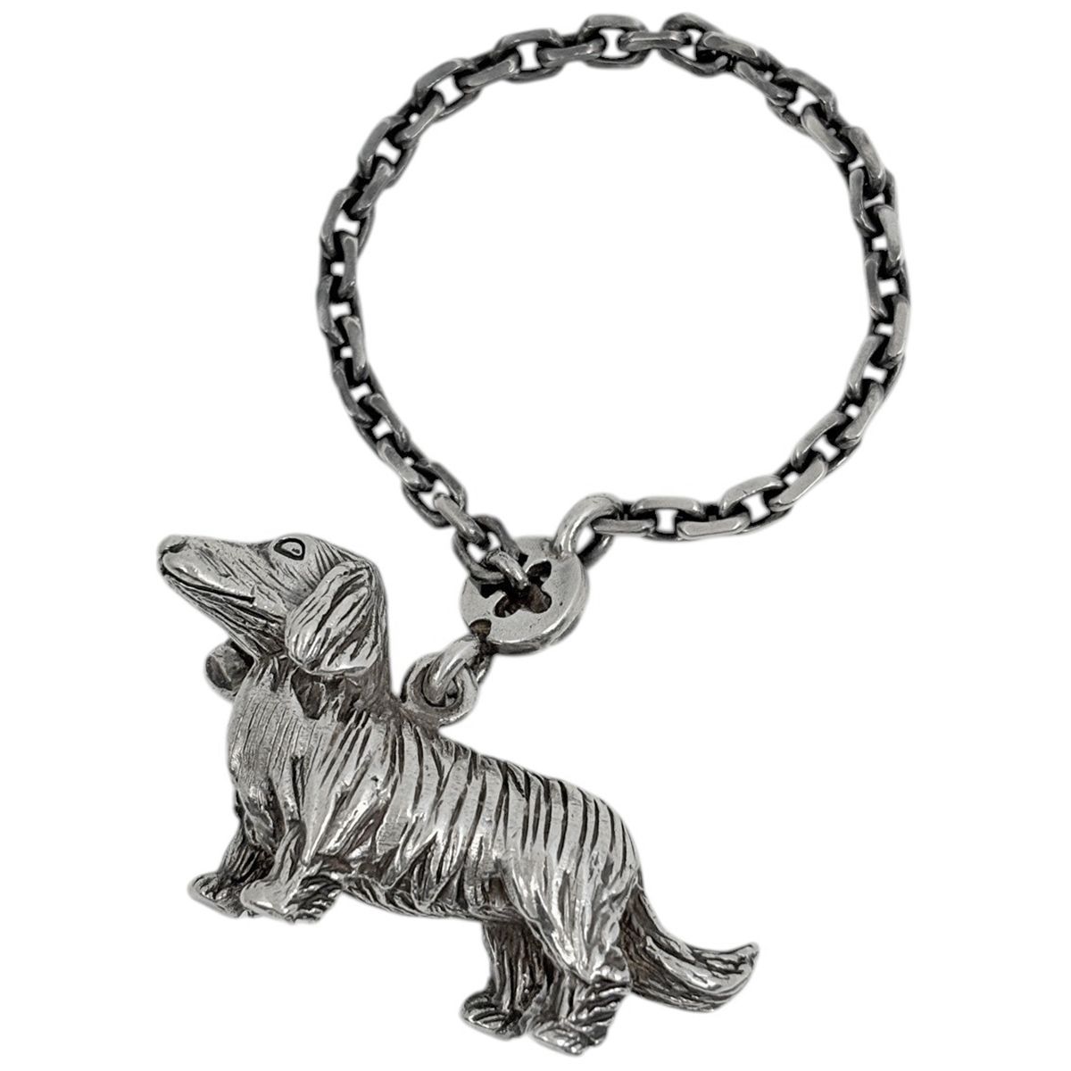 エルメス HERMES アクセサリーチャーム キーホルダー ダックスフンド