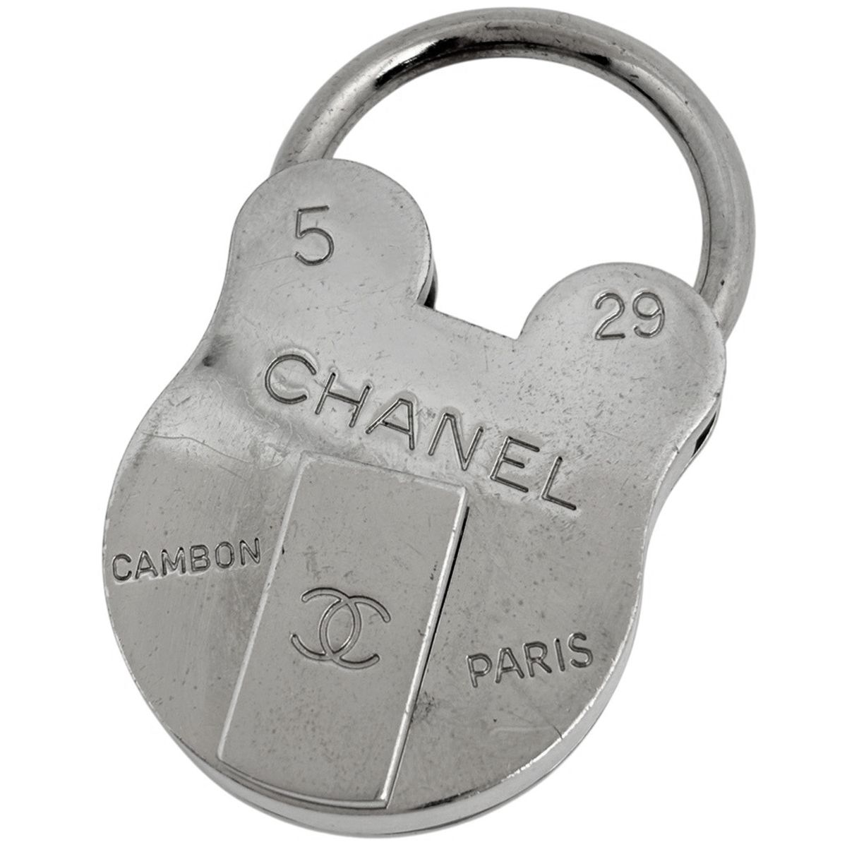 本物保証★シャネル 南京錠 パドロック ココマーク チャーム シャネル CHANEL アクセサリーチャーム ココマーク 南京錠 メタル