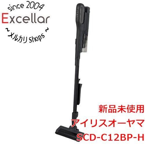 [bn:4] 【新品(開封のみ)】 IRIS OHYAMA　充電式サイクロンスティッククリーナー　SCD-C12BP-H　グレー